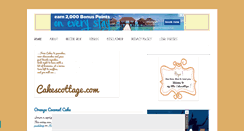 Desktop Screenshot of cakescottage.com